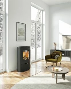 Kaminofen TermaTech TT80RL Schwarz, 5,5 KW -Cafiro Geschäft fca07a5577a0b130e7886aacc03a7a4f