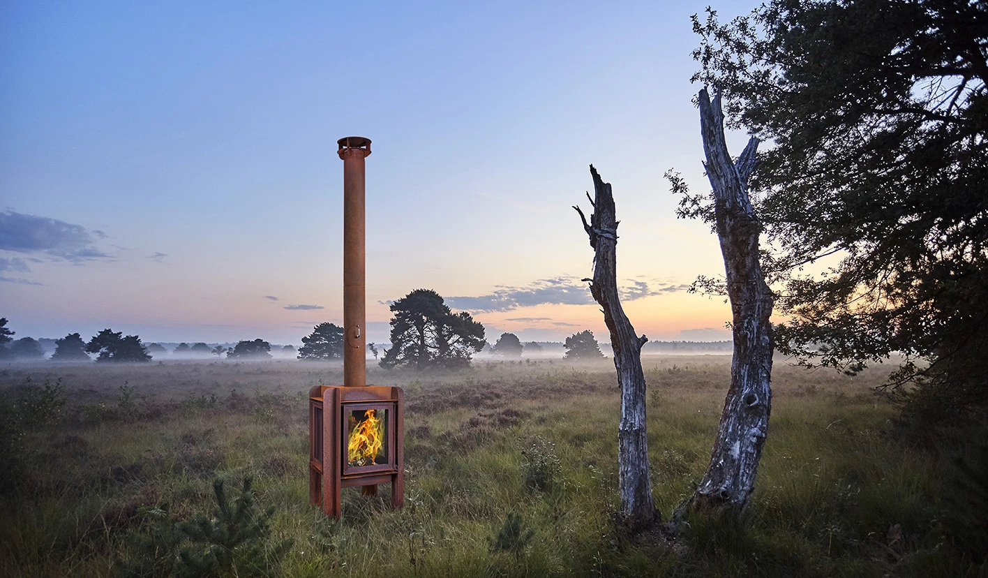 Terrassenkamin Cortenstahl RB73 FENNEK 50 3 Terrassenkamin Cortenstahl RB73 FENNEK 50 – Bild 3