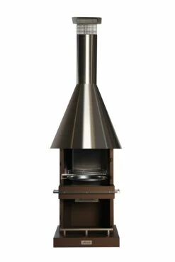 Grillkamin Edelstahl Firestar CUBE DESIGN -Cafiro Geschäft firestar cube braun frontaljas 0387 1