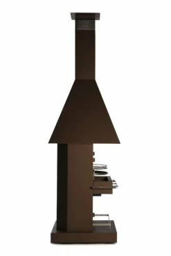 Grillkamin Edelstahl Firestar CUBE CLASSIC -Cafiro Geschäft firestar cube braun seitlichjas 0387