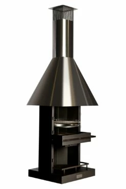 Grillkamin Edelstahl Firestar CUBE DESIGN -Cafiro Geschäft firestar cube schwarz diagonaljas 0331 1