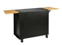 Grillwagen Ferleon PATIO II, Inkl. Seitentisch Aus Holz