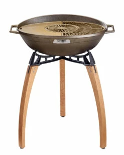 IGNIUM TARAN Classic -Cafiro Geschäft jpeg taran classic design holzkohlegrill mit gussplatte frontal 2 hersteller ignium