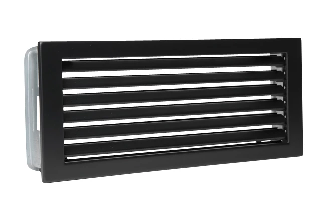 Kaltluftgitter Putzbündig Schwarz 1 Kaltluftgitter Putzbündig Schwarz