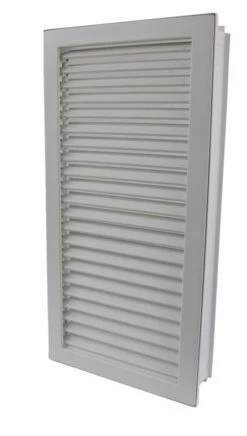 Warmluftgitter Hochkant Weiß