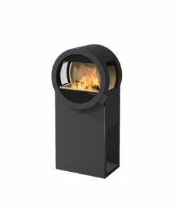 Kaminofen Nordpeis ME Stahl 5,8 KW Schwarz -Cafiro Geschäft me basic side glasshsvlamdoopgto