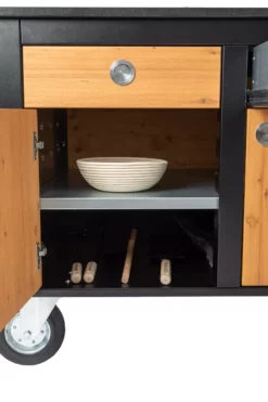 Der Merklinger Outdoor Modul "Vroni" (2 Schubladen + 2 Türen M. Ablage) -Cafiro Geschäft merklinger holzbackofen grill pizzaofen brotbackofen mobiler seitentisch granit schubladen tuere zoom zubehoer jpg