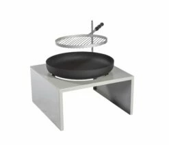 Feuerschale Stahl Mit Grillrost Feu Du Jardin MODERNE