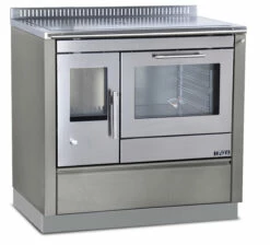 Holzherd Greithwald Tyrola TRC 90, 8 KW -Cafiro Geschäft muster edelstahl