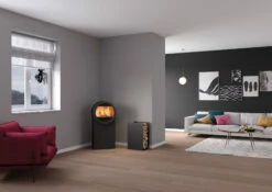 Kaminofen Nordpeis ME Stahl 5,8 KW Schwarz -Cafiro Geschäft nordpeis kaminofen me basic schwarz ambiente 0tfgtietthesew