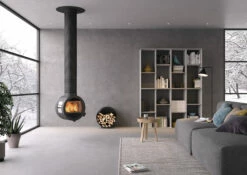 Kaminofen Nordpeis ME Decke 5,8 KW Schwarz -Cafiro Geschäft nordpeis kaminofen me decke ambiente 0qn4xdfdhramev