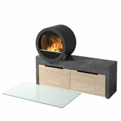 Kaminofen Nordpeis ME Bank 5,8 KW Schwarz -Cafiro Geschäft nordpeis me bank standard 03 008govnrwjcrr0a