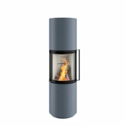 Kaminofen Spartherm PASSO L, 6,1 KW -Cafiro Geschäft passo l graublau feuer