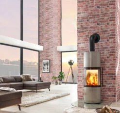 Kaminofen Spartherm PASSO S, 6,1 KW -Cafiro Geschäft passo s stahl geschliffen milieu 01