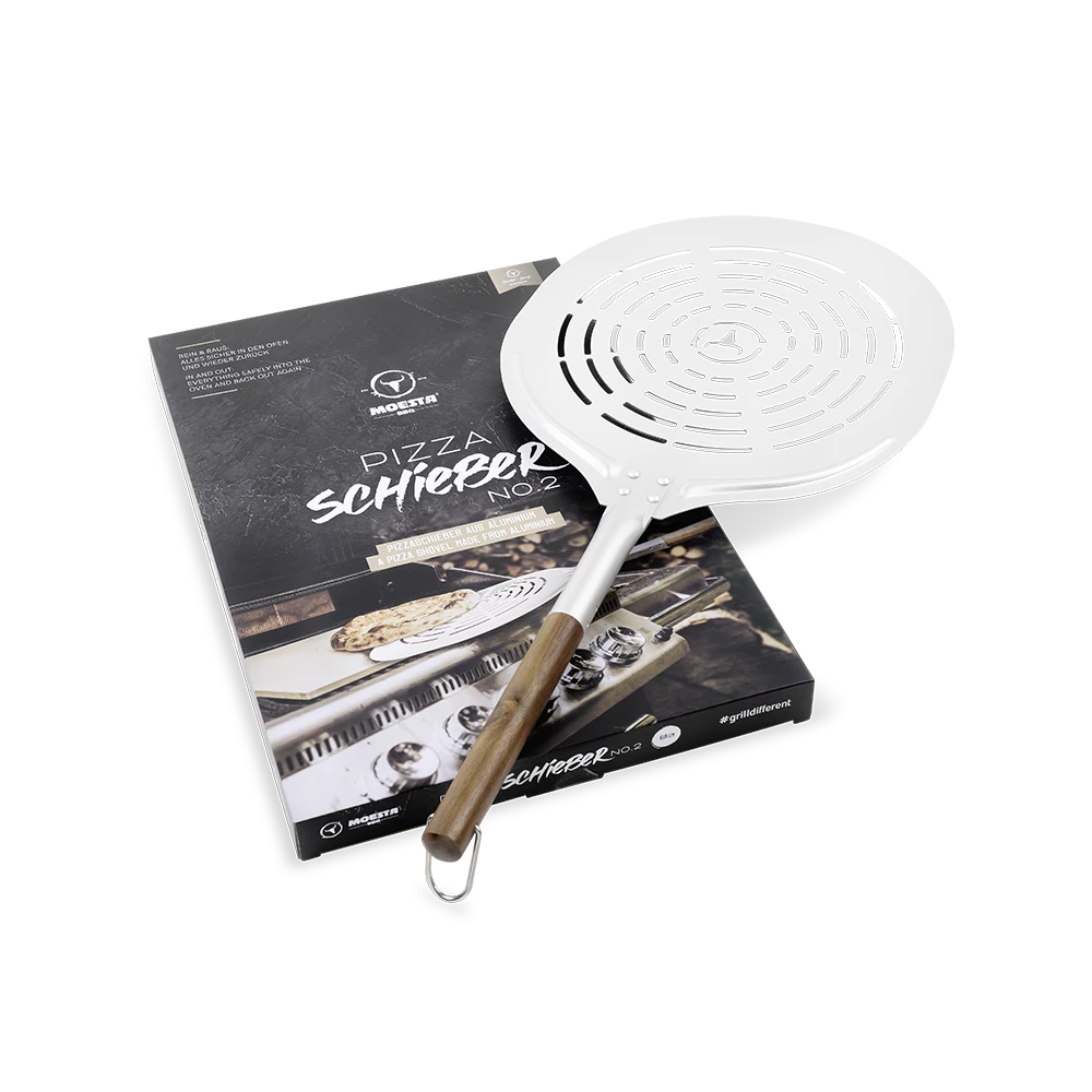 MOESTA-BBQ Pizzaschieber Gelocht 1 MOESTA-BBQ Pizzaschieber Gelocht