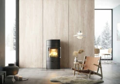 Kaminofen TermaTech TT80 Schwarz, 5,5 KW -Cafiro Geschäft tt80 black