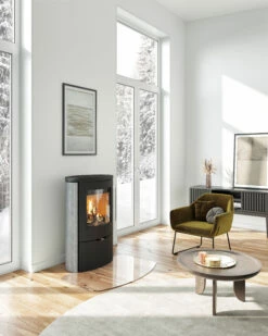 Kaminofen TermaTech TT80RLS Schwarz, 5,5 KW -Cafiro Geschäft tt80rls