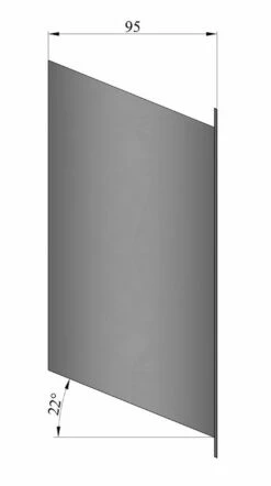 Wandfutter Rauchrohr Stahl Ø 150 Mm Unlackiert, Gewinkelt -Cafiro Geschäft winkelung 22 gradlx7rzgz4atbol